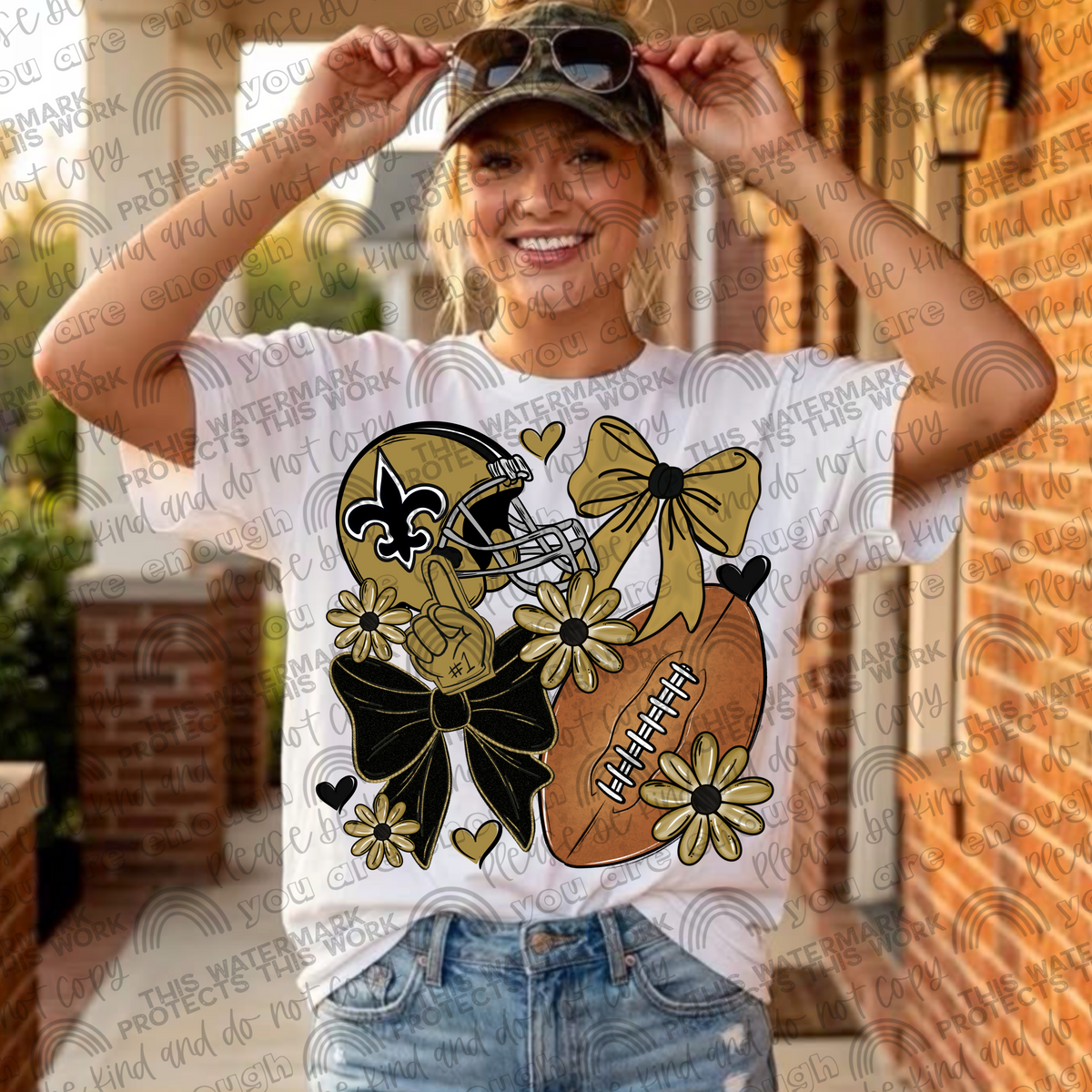 Pro and College Football Bows Bundle with Matching Sleeves and Pockets- 60 Teams- 180 PNG Files