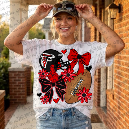 Pro and College Football Bows Bundle with Matching Sleeves and Pockets- 60 Teams- 180 PNG Files
