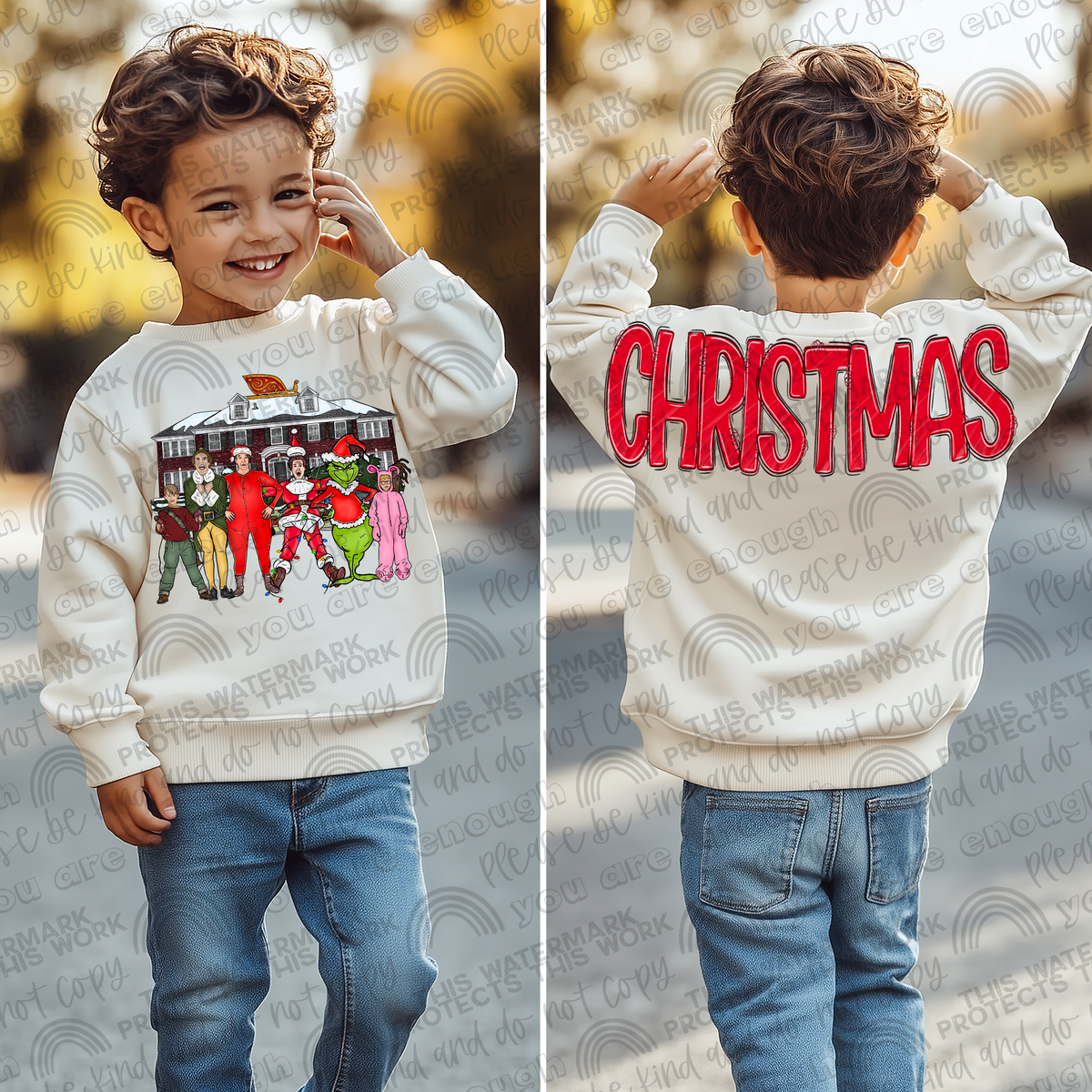Christmas Big Backs Bundle- 27 PNG Files