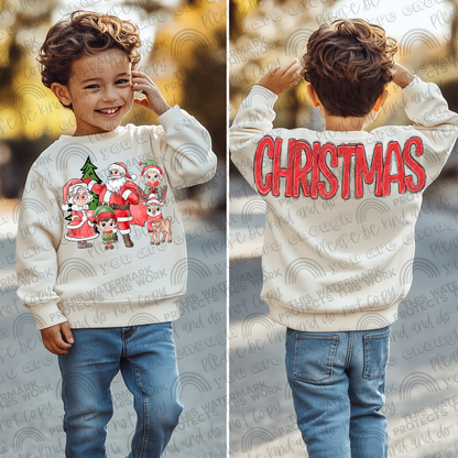 Christmas Big Backs Bundle- 27 PNG Files