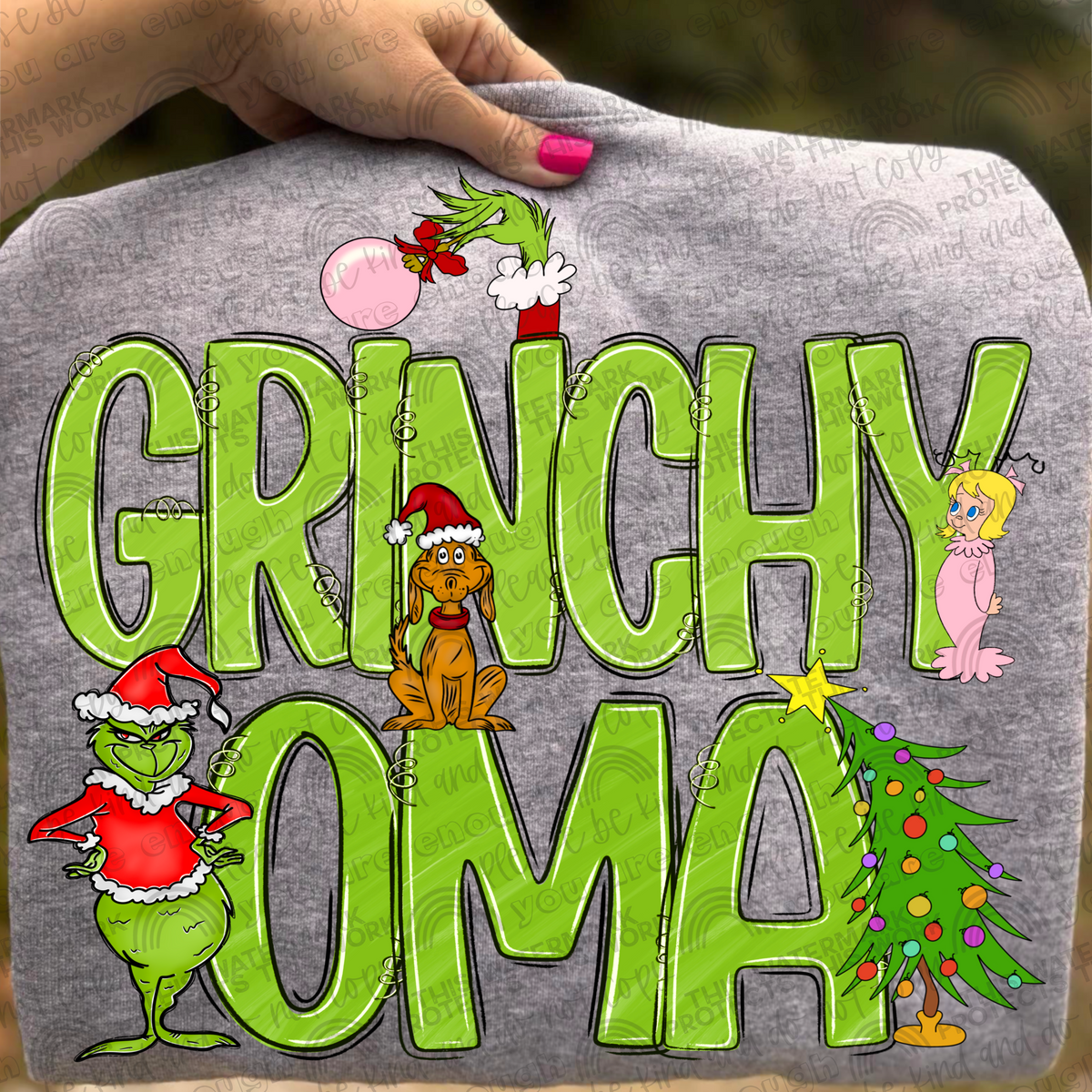 Gr*nchy Oma PNG File