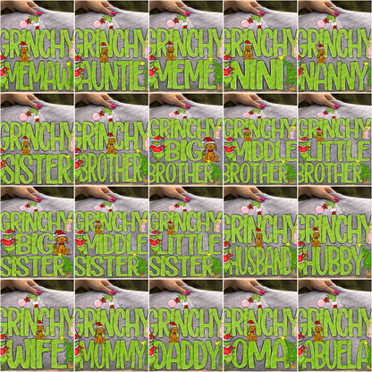Gr*nchy Family Bundle- 40 PNG Files